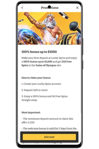 Activate the bonus