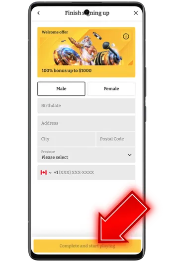 Confirm your account
