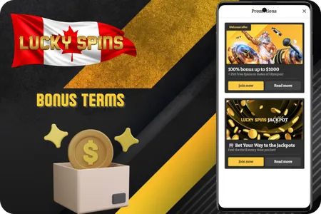Lucky Spins Casino Bonus Terms